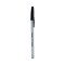 Universal Fine 0.7 mm Stick Ballpoint Pen - Black Ink, Gray/Black Barrel (1 Dozen)